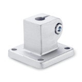 BK - Base Plate Connector Clamps, Aluminum, with screw, steel zinc plated