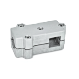 TMD - T-Angle Connector Clamps, Aluminum, with screw, steel zinc plated