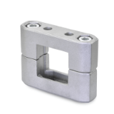 CM - Tube Supports, Aluminum, with screw, steel zinc plated