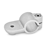 LSQ - Swivel Clamp Connectors, Aluminum, with screw, stainless steel, Type OZ, without centring step (smooth)