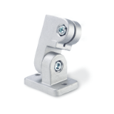 GKF - Swivel Clamp Connector Joints, Aluminium, with screw, steel zinc plated