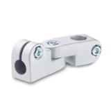 GKP - Swivel Clamp Connector Joints, Aluminum, with screw, steel zinc plated