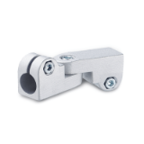 GKT - Swivel Clamp Connector Joints, Aluminum, with screw, steel zinc plated
