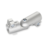 GST - Swivel Clamp Connector Joints, Aluminum, with screw, steel zinc plated, Type S, Stepless adjustment