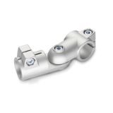 GSQ - Swivel Clamp Connector Joints, Aluminum, with screw, stainless steel, Type S, Stepless adjustment