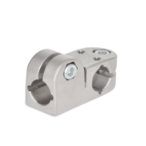 TK.E - Stainless Steel-Swivel Clamp Connector Joints, with screw, stainless steel, Type S, Stepless adjustment